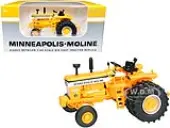 Minneapolis Moline G1000 Vista Tractor with Dual Wheels Yellow 1/64 Diecast Model by SpecCast