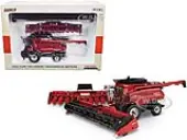 Case IH 9250 Axial-Flow Combine with Draper Head and Folding Corn Head ""Prestige Collection"" 1/32 Diecast Model by ERTL TOMY