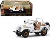 1979 Jeep CJ-7 Golden Eagle ""Dixie"" White 1/43 Diecast Model Car  by Greenlight