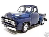 1953 Ford F-100 Pickup Dark Blue 1/18 Diecast Model Car by Road Signature