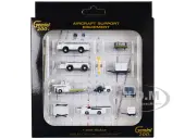 Airport Support Equipment Set of 10 pieces ""Gemini 200"" Series Diecast Models by GeminiJets