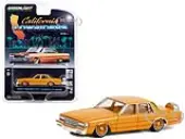 1990 Chevrolet Caprice Classic Custom Kandy Orange Metallic with Orange Interior ""California Lowriders"" Series 2 1/64 Diecast Model Car by Greenlight