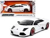 Lamborghini Murcielago LP640 White ""Hyper-Spec"" 1/24 Diecast Model Car by Jada