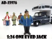 One Eyed Jack ""Trailer Park"" Figure For 124 Diecast Model Cars by American Diorama