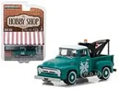 1956 Ford F-100 Green with Drop-in Tow Hook ""The Hobby Shop"" Series 2 1/64 Diecast Model Car by  Greenlight