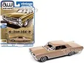 1964 Pontiac Grand Prix Royal Bobcat Saddle Bronze Metallic ""Vintage Muscle"" Limited Edition 1/64 Diecast Model Car by Auto World