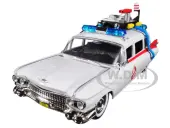 1959 Cadillac Ambulance Ecto-1 White ""Ghostbusters"" Movie ""Hollywood Rides"" Series 1/24 Diecast Model Car by Jada