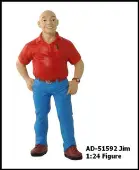 Jim Figure For 124 Diecast Model Cars by American Diorama