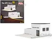 The UPS Store Diorama ""Mechanics Corner"" for 1/64 Scale Models by Greenlight