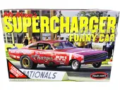 Skill 2 Model Kit 1969 Dodge Charger Funny Car ""Mr. Norms Supercharger"" ""Legends of the Quarter Mile"" 1/25 Scale Model by Polar Lights