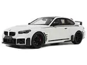 BMW M2 M White with Black Stripes 1/18 Model Car by GT Spirit