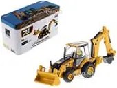 CAT Caterpillar 450E Backhoe Loader with Operator ""High Line"" Series 1/87 (HO) Diecast Model by Diecast Masters