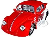 1959 Volkswagen Drag Beetle ""Cherry on Top"" Red and White ""Punch Buggy"" Series 1/24 Diecast Model Car by Jada
