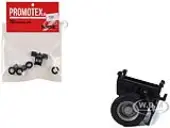 Single Axle Trailer Chassis 1/87 (HO) Plastic Model by Promotex