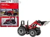 Case IH Farmall 105A Tractor with Loader Red ""Case IH Agriculture"" Series 1/64 Diecast Model by ERTL TOMY