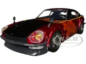 1972 Datsun 240Z Black and Red Metallic with Graphics ""Fast X"" (2023) Movie ""Fast &amp; Furious"" Series 1/24 Diecast Model Car by Jada