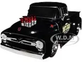 1956 Ford F-100 Pickup Truck Matt Black ""Lunati Bootlegger"" Limited Edition to 6550 pieces Worldwide 1/24 Diecast Model Car by M2 Machines