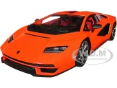 Lamborghini Countach LPI 800-4 Orange with Red Interior ""Special Edition"" 1/18 Diecast Model Car by Maisto