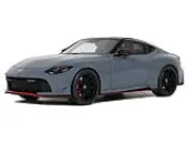 2024 Nissan Z Nismo Gray with Black Top 1/18 Model Car by GT Spirit