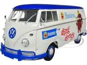 1960 Volkswagen Delivery Van ""Hostess Ding Dongs"" Wimbledon White with Blue Top Limited Edition to 8350 pieces Worldwide 1/24 Diecast Model Car by M2