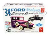 Skill 2 Model Kit 1934 Ford Pickup Truck 3 in 1 Kit ""Trophy Series"" 1/25 Scale Model by AMT
