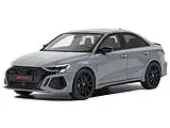 2022 Audi RS 3 Sedan Performance Edition Nargo Gray with Sunroof 1/18 Model Car by GT Spirit