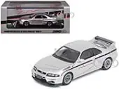 Nissan Skyline GT-R N1 (R33) RHD (Right Hand Drive) ""Tuned by Mines"" Silver 1/64 Diecast Model Car by Inno Models