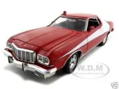 1974-1976 Ford Gran Torino ""Starsky &amp; Hutch"" 1975 Movie Diecast Car Model 1/18 by Greenlight