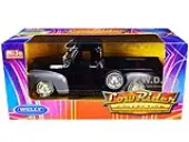 1953 Chevrolet 3100 Pickup Truck Black and Gray ""Low Rider Collection"" 1/24 Diecast Model Car by Welly