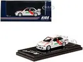 Mitsubishi Lancer RS Evolution III RHD (Right Hand Drive) Scortia White ""Groupe A Promotion"" 1/64 Diecast Model Car by Hobby Japan