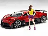 ""Girls Night Out"" Cara Figurine for 1/18 Scale Models by American Diorama