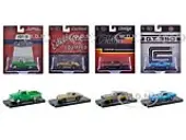""Auto-Drivers"" Set of 4 pieces in Blister Packs Release 124 Limited Edition to 7500 pieces Worldwide 1/64 Diecast Model Cars by M2 Machines