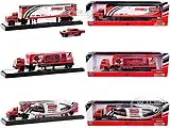 Auto Haulers Set of 3 Trucks Release 54 Limited Edition to 8400 pieces Worldwide 1/64 Diecast Models by M2 Machines