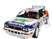 Lancia Delta HF Integrale Evoluzione 2 Carlos Sainz - Luis Moya ""Jolly Club"" ""Tour de Corse - Rallye de France"" (1993) 1/18 Diecast Model Car by Kyos