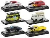 ""Auto Shows"" 6 piece Set Release 59 IN DISPLAY CASES 1/64 Diecast Model Cars by M2 Machines