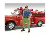 ""Firefighters"" Off Duty Figure for 1/18 Scale Models by American Diorama
