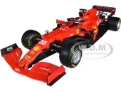 Ferrari SF21 55 Carlos Sainz Formula One F1 Car ""Ferrari Racing"" Series 1/18 Diecast Model Car by Bburago