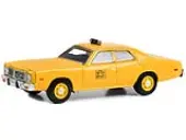 1975 Dodge Coronet NYC Taxi Yellow ""Hobby Exclusive"" 1/64 Diecast Model by Greenlight