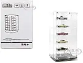 Showcase 24 Car Display Desktop Spinner with Cover ""Mijo Exclusives"" for 1/64 Scale Models