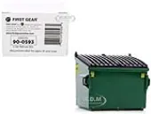 Refuse Trash Bin Green 1/34 Diecast Model by First Gear