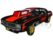 1969 Chevrolet Camaro SS 396 Black with Bright Red Stripes ""Dart Machinery"" Limited Edition to 5250 pieces Worldwide 1/24 Diecast Model Car by M2 Mac