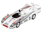 Porsche 908/80 9 Jacky Ickx - Reinhold Joest ""Martini Racing"" 2nd Place ""24 Hours of Le Mans"" (1980) with Acrylic Display Case 1/18 Model Car by Spar