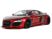 2022 Audi R8 ""LB Works"" Red Metallic 1/18 Model Car by GT Spirit