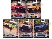""HW Off Road"" 5 piece Set ""Car Culture"" 2024 Series H Diecast Model Cars by Hot Wheels