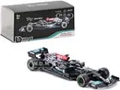 Mercedes-AMG F1 W12 E Performance 77 Valtteri Bottas ""Petronas Formula One Team"" Formula One F1 (2021) 1/43 Diecast Model Car by Bburago