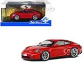 Porsche 911 (992) GT3 Touring Guards Red 1/43 Diecast Model Car by Solido