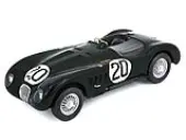Jaguar XK 120 C 20 Peter Walker - Peter Whitehead ""Jaguar Cars Ltd"" Winner ""24 Hours of Le Mans"" (1951) with Acrylic Display Case 1/18 Model Car by S