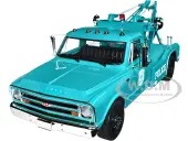 1967 Chevrolet C-30 Dually Wrecker Tow Truck Green ""NYPD (New York City Police Department)"" 1/18 Diecast Model Car by Greenlight