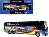Prevost H3-45 Coach Bus ""Starr Tours"" Blue with Graphics Limited Edition 1/87 (HO) Diecast Model by Iconic Replicas