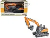 Case CX210D Excavator Orange and Gray ""Case Construction"" 1/50 Diecast Model by ERTL TOMY